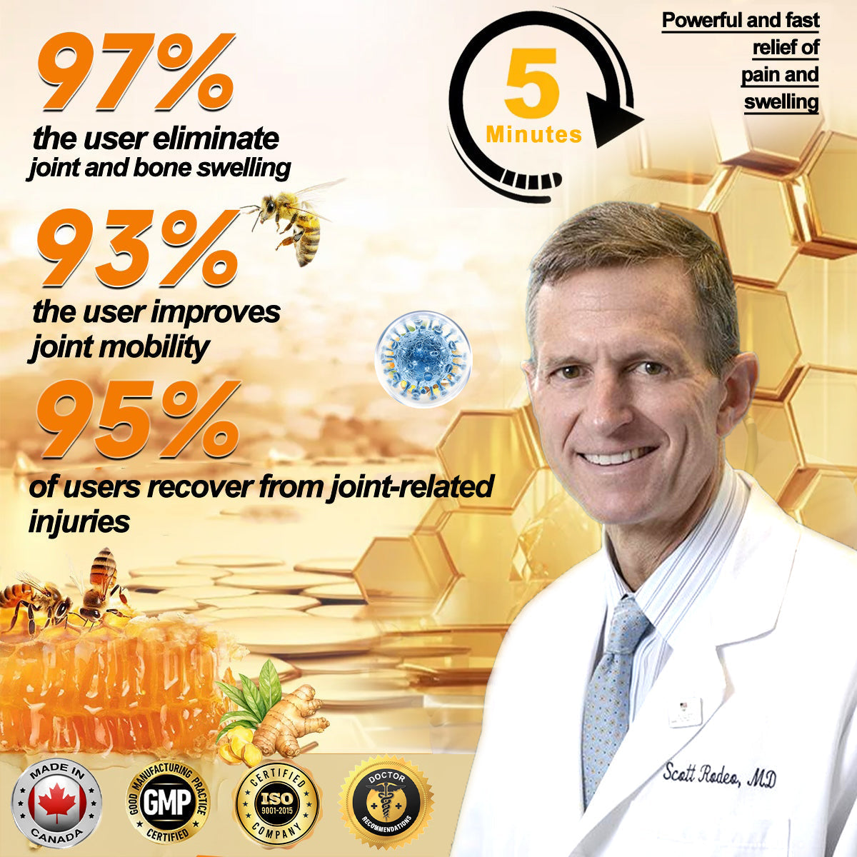 ADNOON™ Botulinum Toxin & Bee Venom Pain-Relief Bone Healing Cream