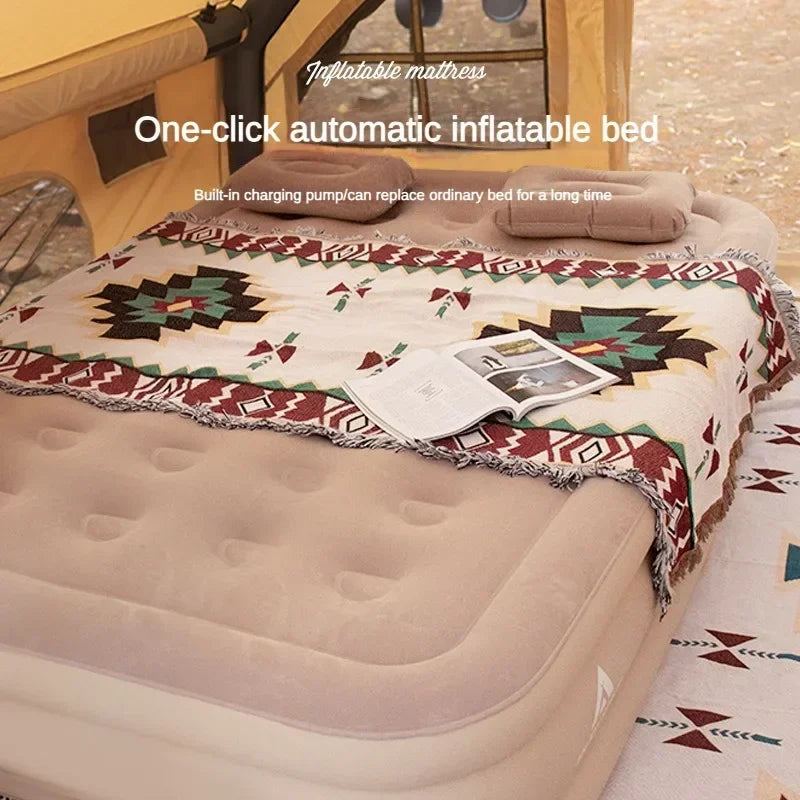 Colchoneta Autohinchable Camping Ultraligera Individual Hinchable para Dormir Air Mat