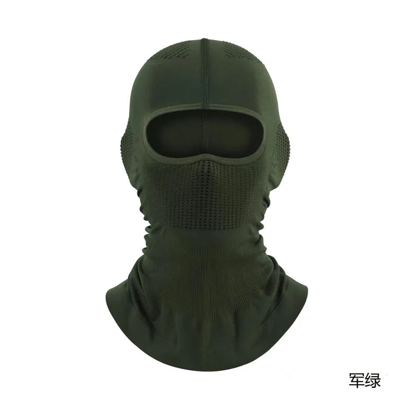 2023 Sports Tactics Quick Drying Breathable Fully Wrapped Elastic Headgear Outdoor Equipment