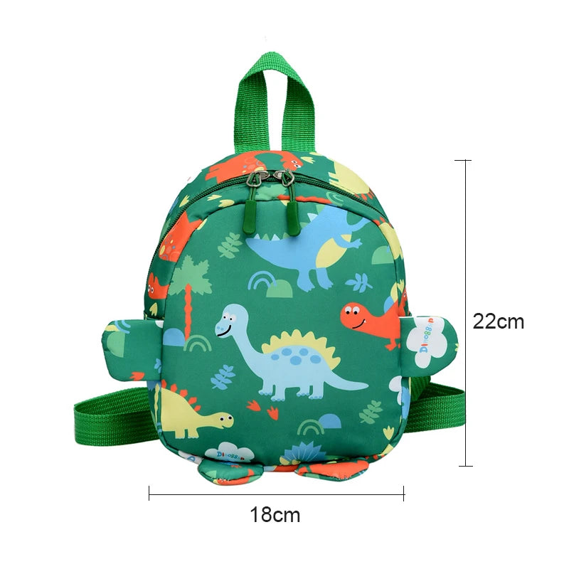 Cute Children Bag Cartoon Dinosaur Kids School Bags Kindergarten Preschool Outdoor Travel Backpack for Boys Girls Anti-lost