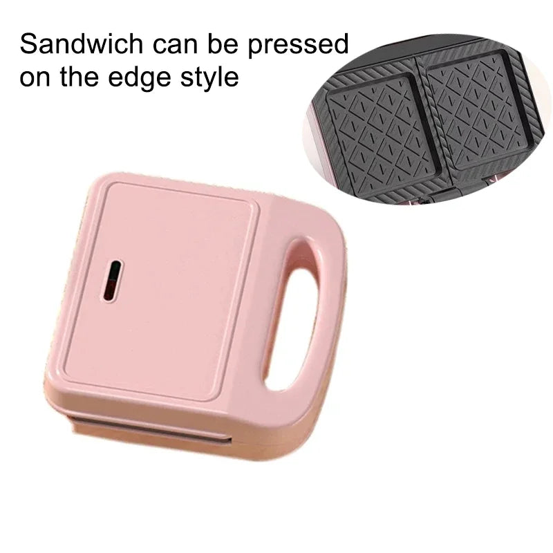 Electric Sandwich Maker Breakfast Baking Machine Egg Omelette Cooker Grill Pan Double-side Bread Pressure Toaster Ligh Food Oven