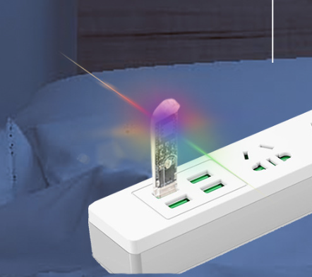 Intelligent voice light USB voice light colorful night light