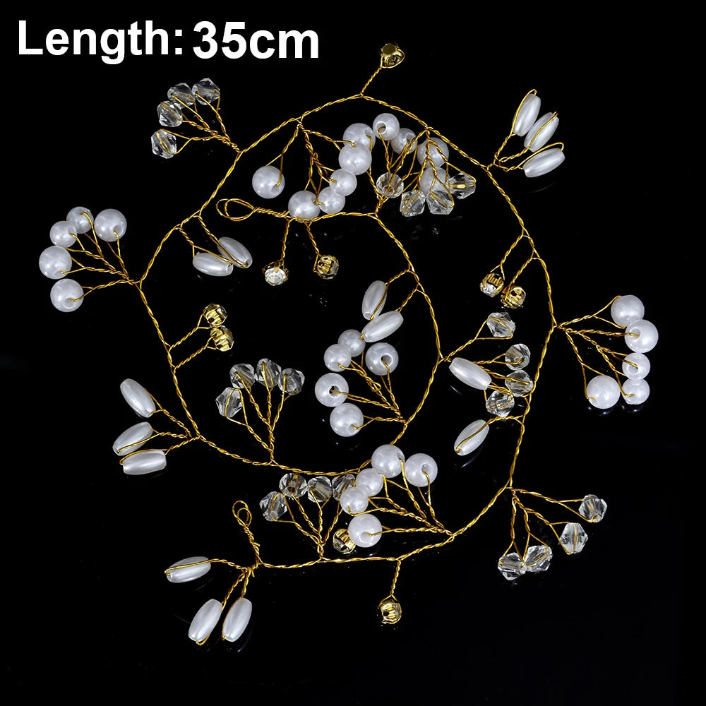 20pcs Women Flower Hairpin Stick Wedding Bridal Crystal Pearl Hairpin U Shaped Hair Clip Barrettes Hair Accessories Wholesale