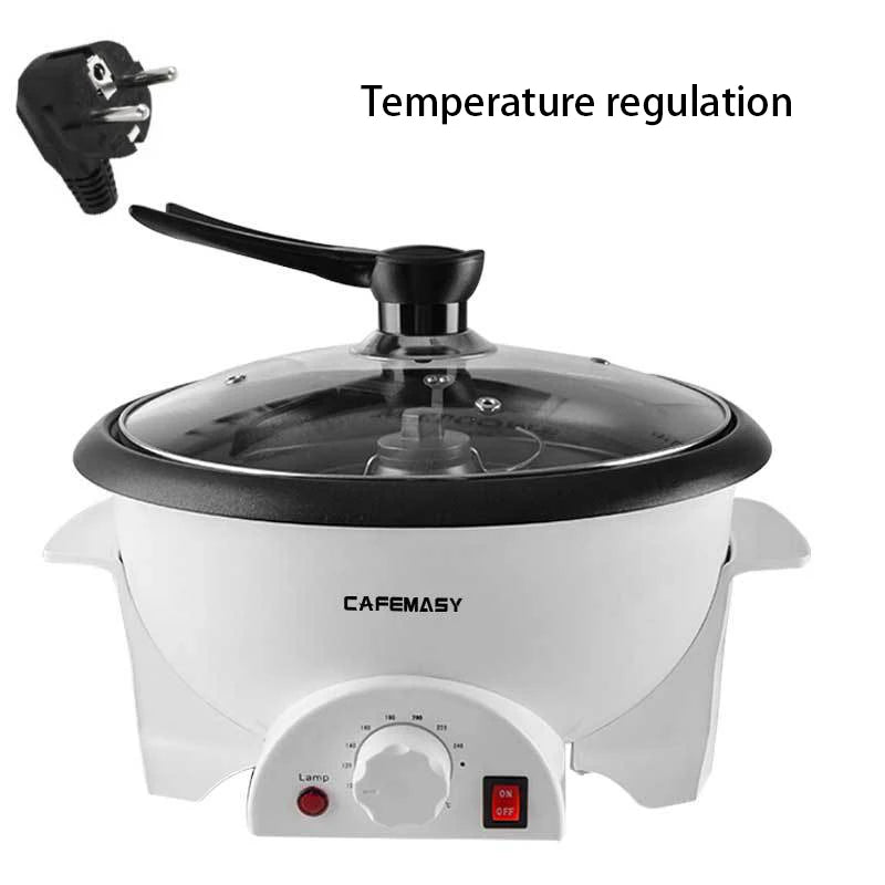 Electric Coffee Bean Roaster Coffee Baked Peanut Beans Baking Dryer Roasting Machine Grain Drying With temperature adjustment