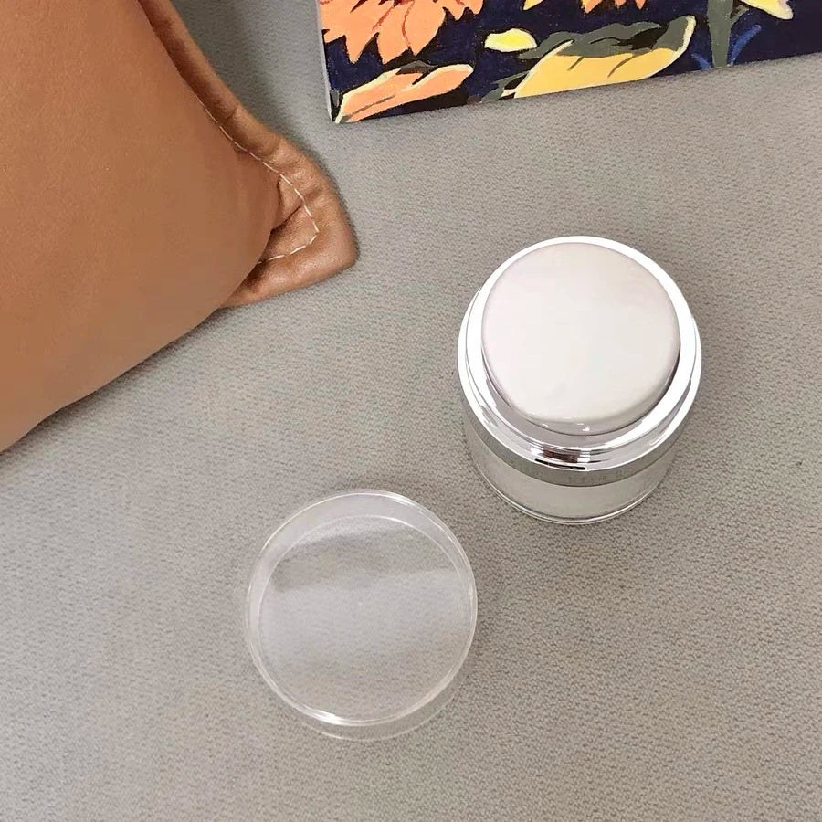 Air Pump Moisturizer Jar Container Empty Cream Subpackage Vacuum Bottle for Skincare Face Makeup Lotion Creams