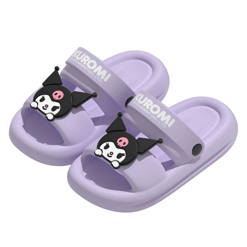 Cartoon Sandals Sweet Slippers Sanrio Kuromi EVA Shoes Cinnamoroll Antislip Slides Hello Kitty