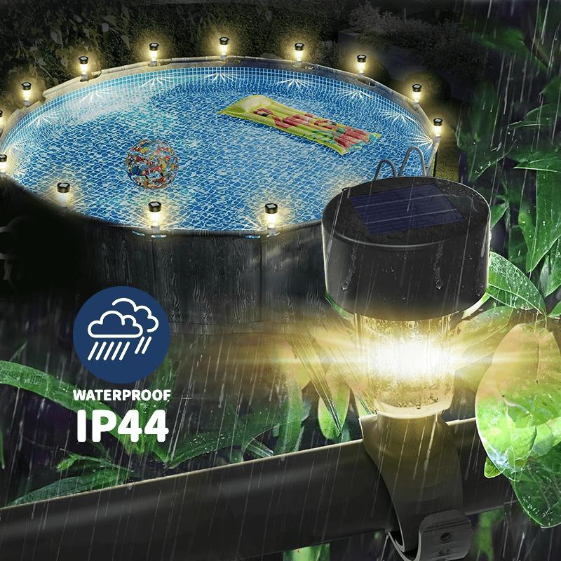 Ultra-Bright Solar LED Pool Side Lights