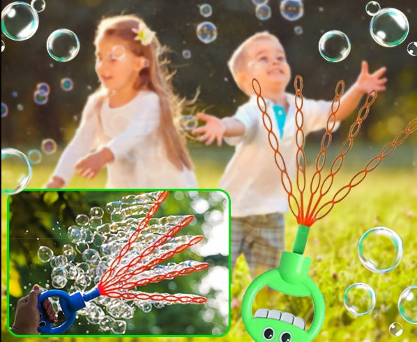 Five‑Claw Smiley Bubble Wand
