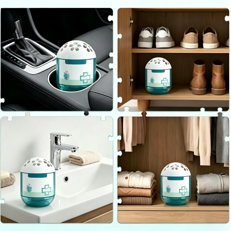 Maternal & Infant Safe Air Purification Magic Box, 97.8% Efficient Dust Removal, Whole-House Automatic Air Purifier with Plant Extract Formula