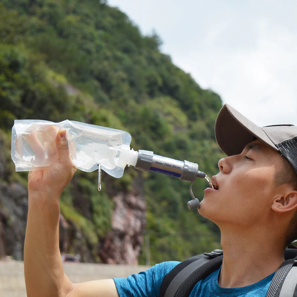 Outdoor Water Filter System 5000 Liters Water Filtration Straw