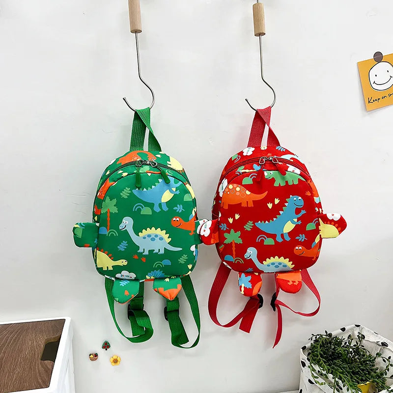 Cute Children Bag Cartoon Dinosaur Kids School Bags Kindergarten Preschool Outdoor Travel Backpack for Boys Girls Anti-lost