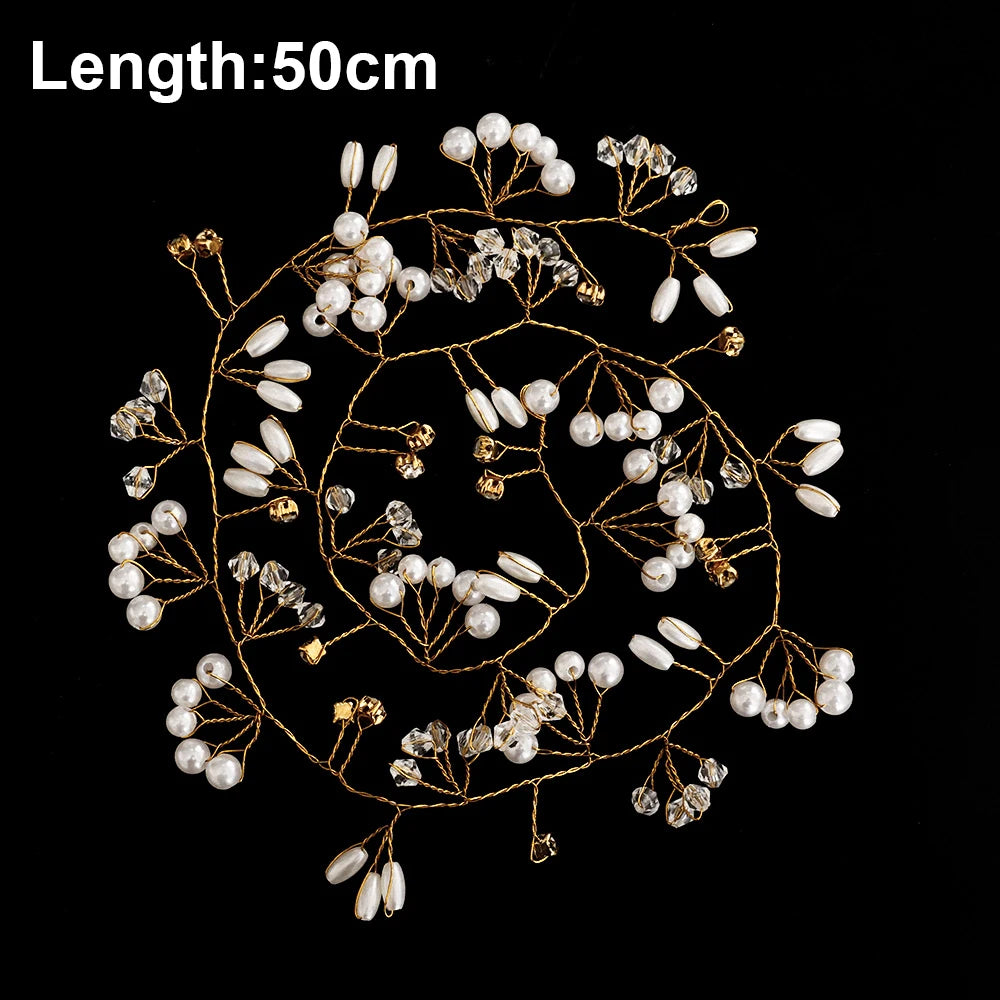 20pcs Women Flower Hairpin Stick Wedding Bridal Crystal Pearl Hairpin U Shaped Hair Clip Barrettes Hair Accessories Wholesale