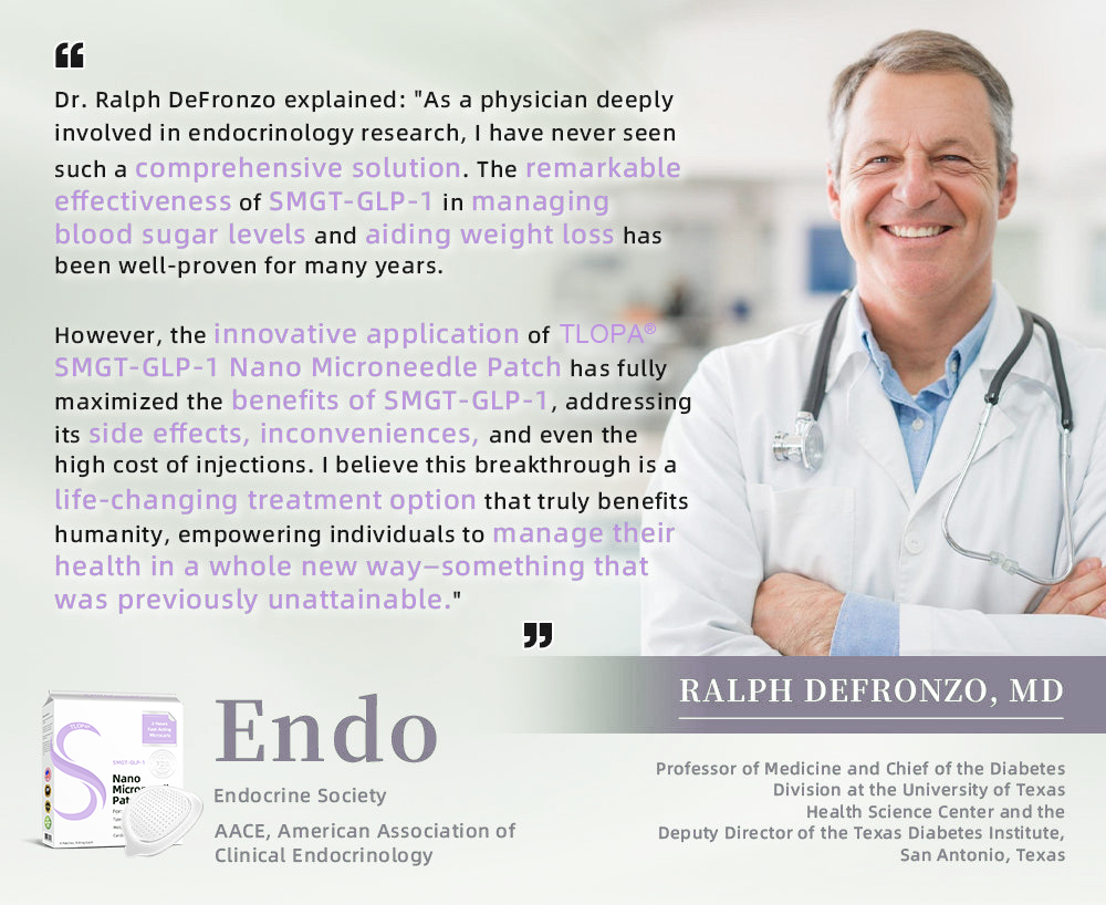 [See results in 7 days]🌹TLOPA® SMGT-GLP-1 Nano Microneedle Patch（Painless, long-lasting, addressing diabetes, obesity, and cardiovascular diseases)🌹