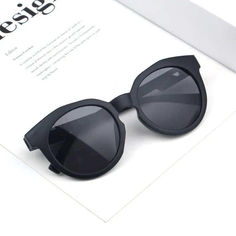 Fashion Round Frame Kids Sunglasses Candy Color Children's Sunglasses Anti-uv Baby Sun-shading Eyeglasses For Girl And Boy UV400