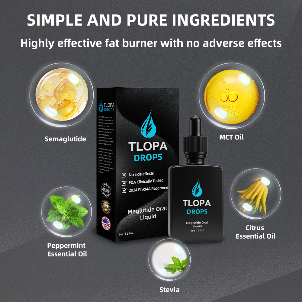 ✅Official Store：TLOPA® 💚𝐌𝐞𝐠𝐥𝐮𝐭𝐢𝐝𝐞 𝐨𝐫𝐚𝐥 𝐥𝐢𝐪𝐮𝐢𝐝 (A food-grade fat-burning product developed by Albert Einstein College of Medicine and highly recommended by USP!)