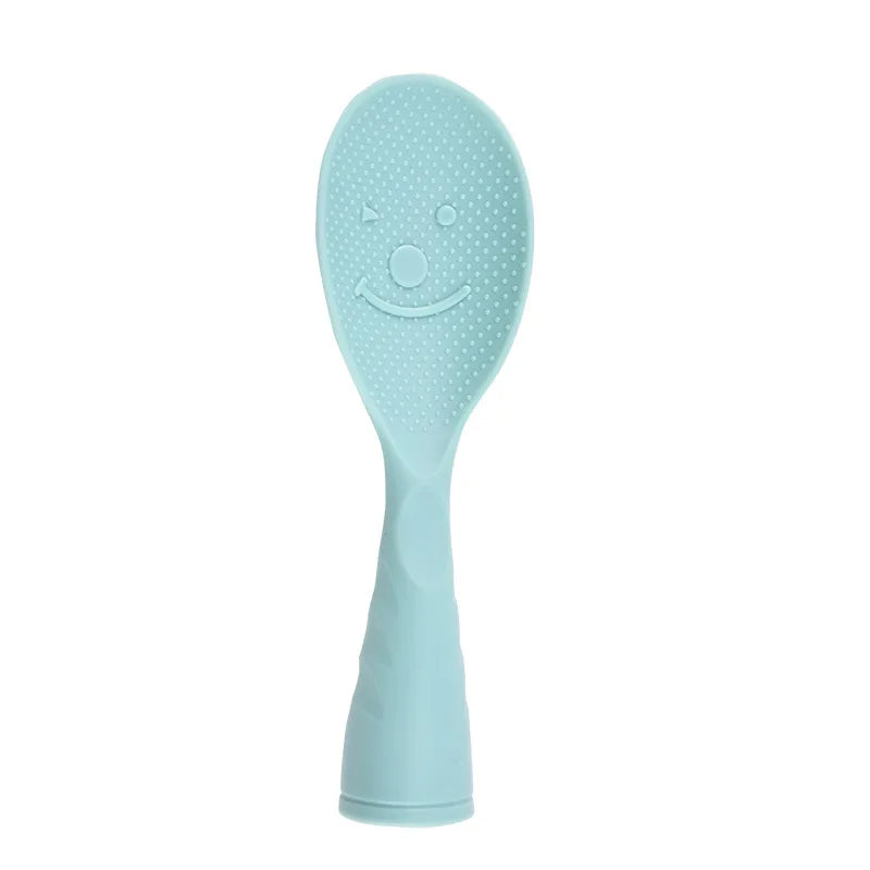 Household kitchen upright plastic rice spoon, perfect for every cooking
