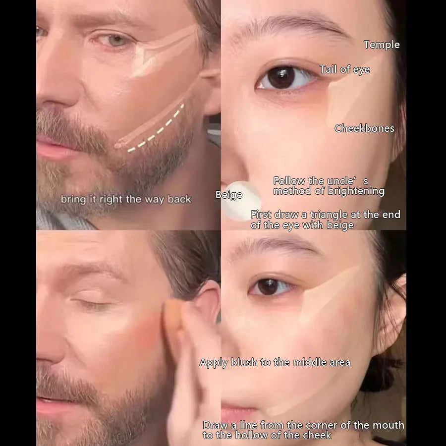 Concealer Palette Makeup Spotty Dark Eye Circles Tear Gap Brightening Last Cosmetics Full Coverage for Tattoos Make-up for women