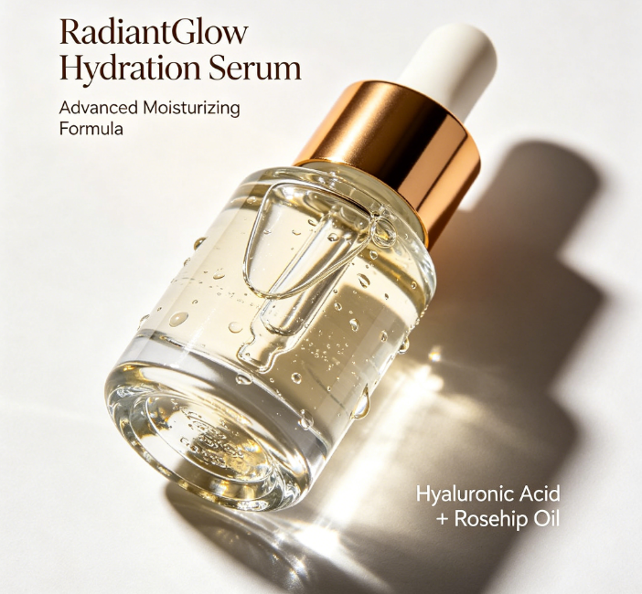 RadiantGlow Hydration Serum (Dropper)