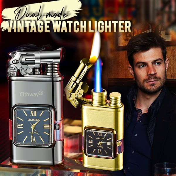 Cithway® Windproof Dual-Flame Vintage Watch Lighter