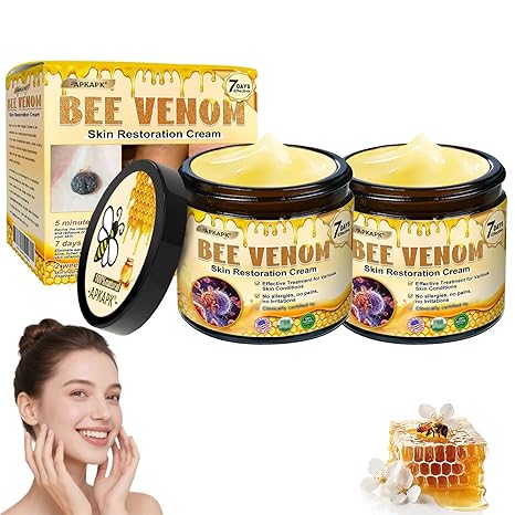 Bee venom skin repair cream, advanced firming and anti-wrinkle, professional bee venom skin care cream, natural bee venom comprehensive cream, suitable for all skin types