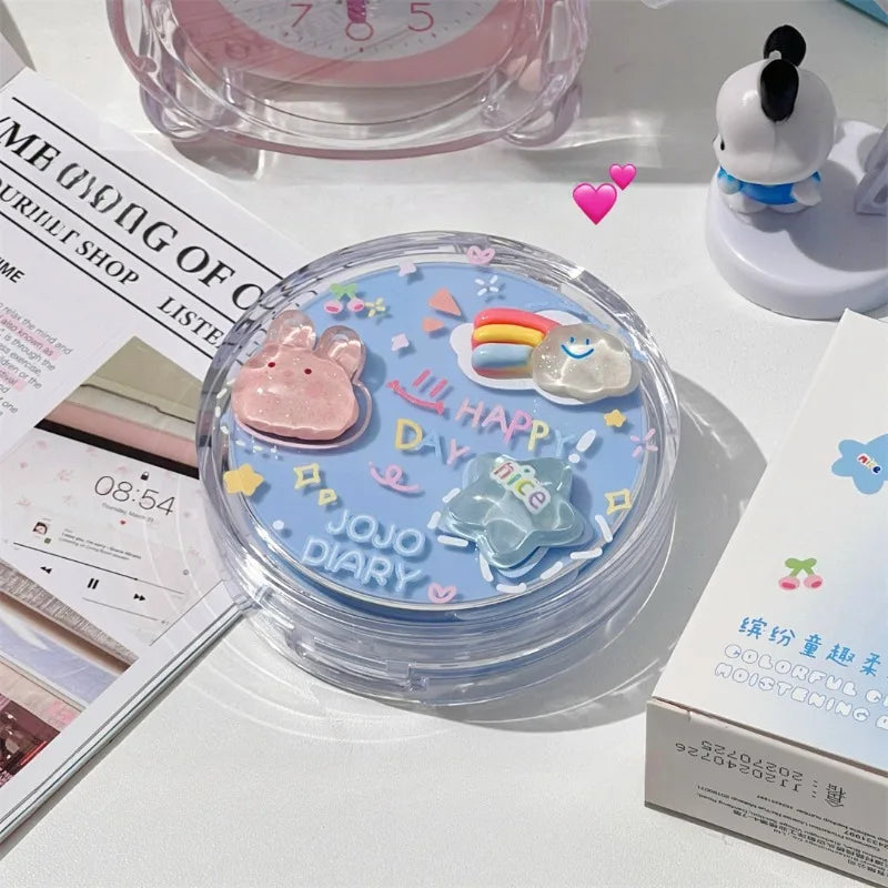 3 Colors Cute South Korea Air Cushion BB Cream Face Concealer Lasting Makeup Set Air Cushion Cream Water Proof Make Up