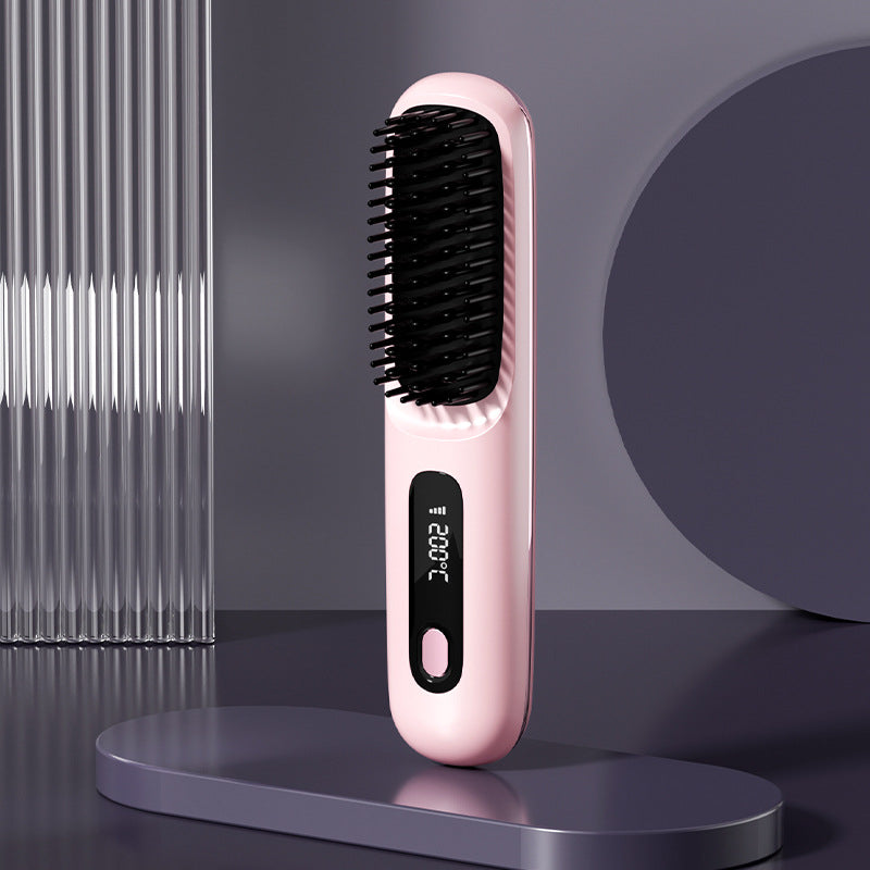 🔥 The First Smart Styling Brush for Short Hair – Precise, Safe & Effortless