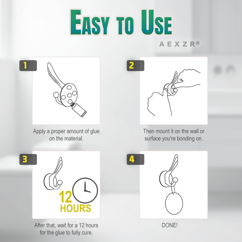 Aexzr® Super-Bond Multipurpose Nail-Free Glue