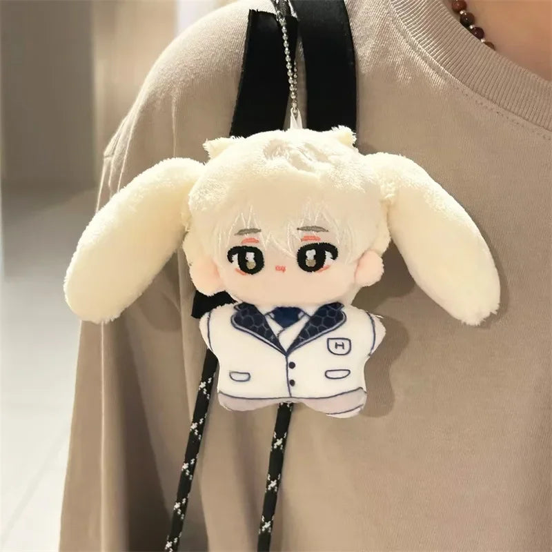 Isagi Bachira Plush Toy Keychain 10cm Blue Lock Anime Peripheral Backpack Pendant Cute Stuffed Doll Kids Gift Collection