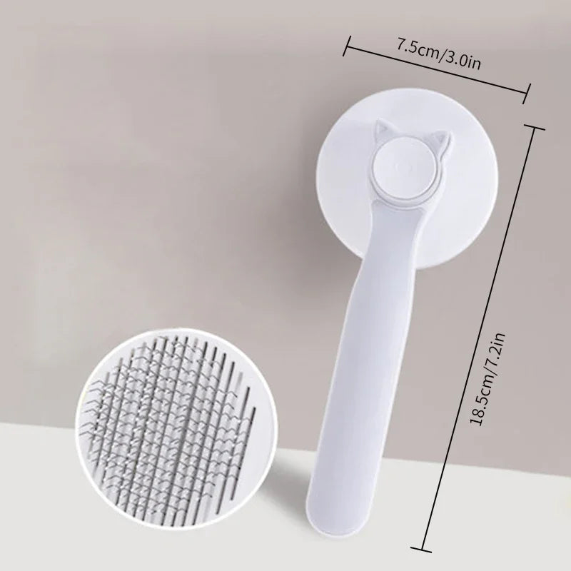 Self Cleaning Slicker Comb Remove Hair Grooming Brush Pet Dematting Comb Beauty Slicker Dog Comb Pet Accessories