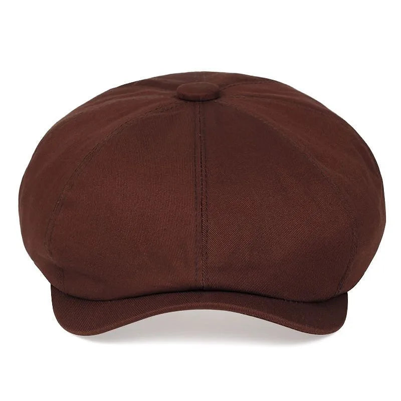 Fashion Newsboy Cap Men's Twill Cotton Hat 8 Panel Hat Baker Caps RetroGatsby Hats Casual Brand Cap Beret for Male Gorras Hombre