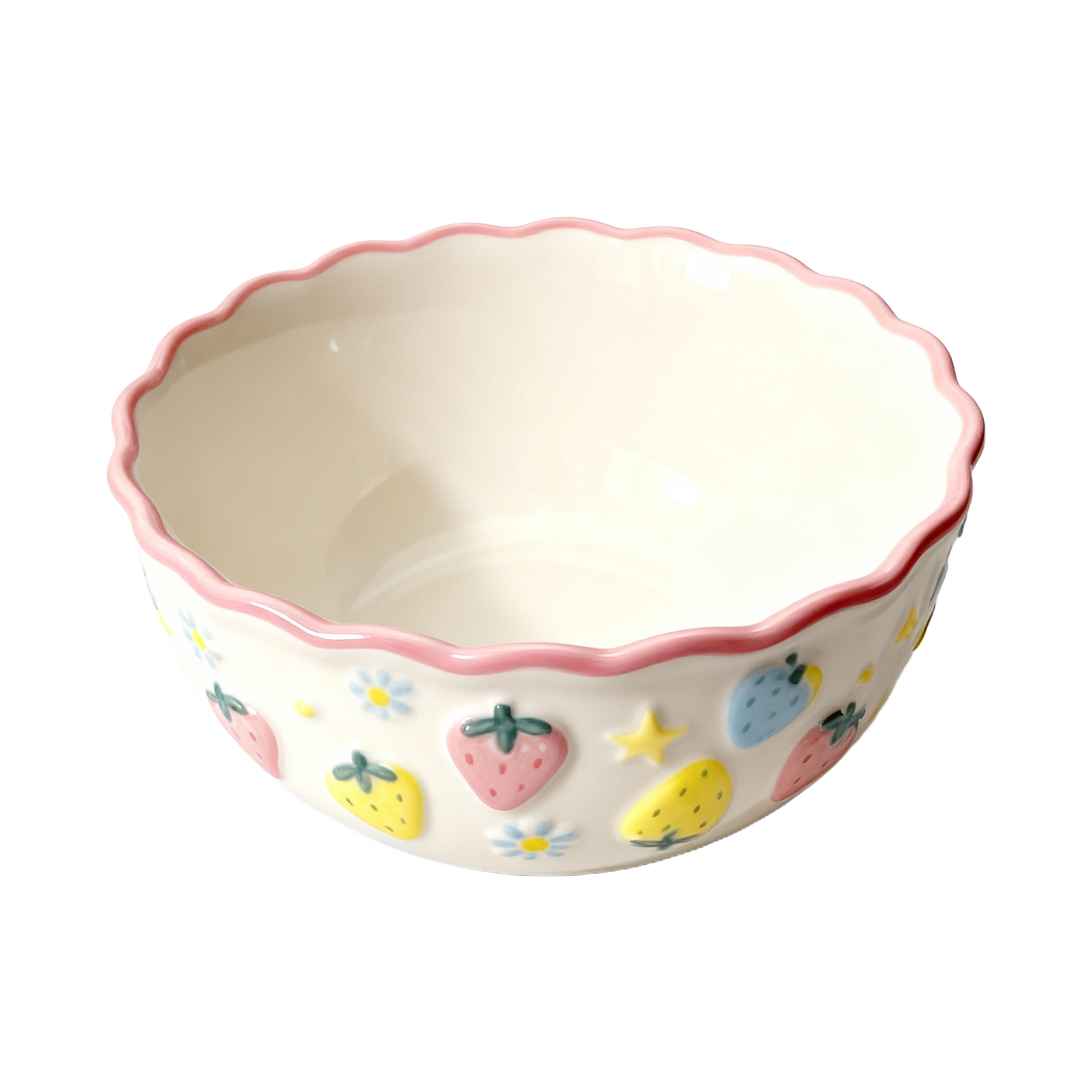 Strawberry Meadow Series – Petal Cereal Bowl