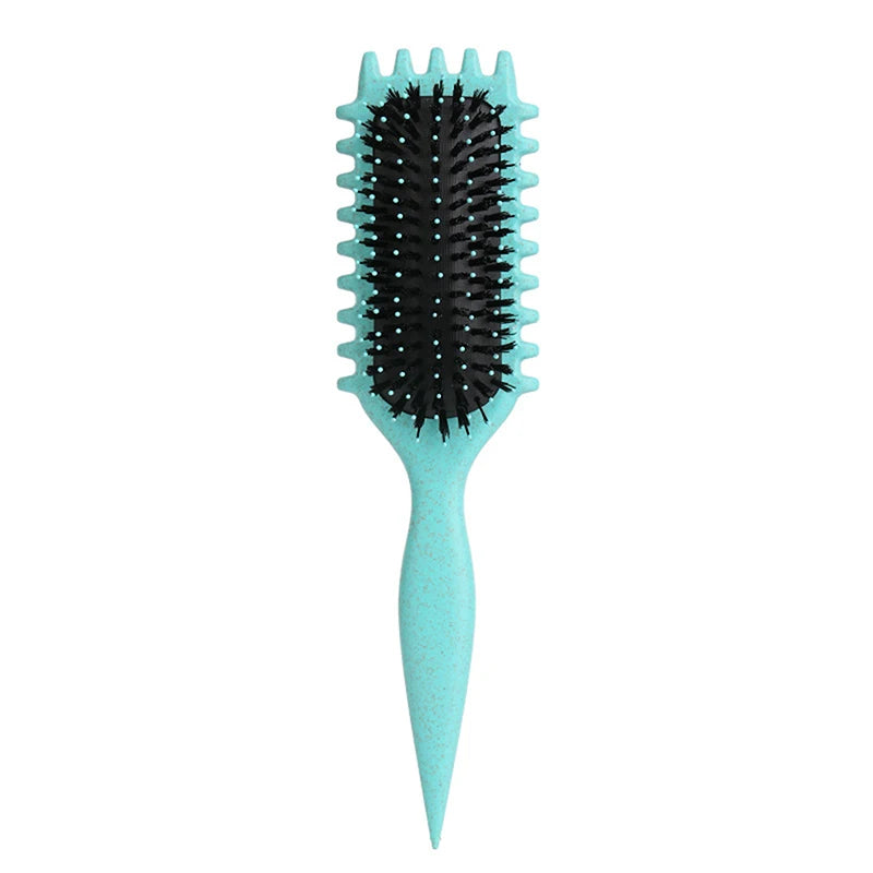 Curly Hair Brush Curl Define Styling Brus Boar Bristle Beard Comb Styling Detangling Brush For Women And Men