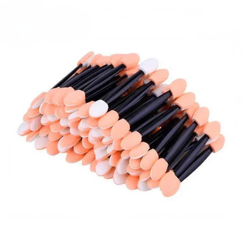 Hot Fashion 30/5Pcs Pro Sponge Stick Eye Shadow Brush Applicator Cosmetic Make up  Double-head Eyeshadow Brush For Women Makeups