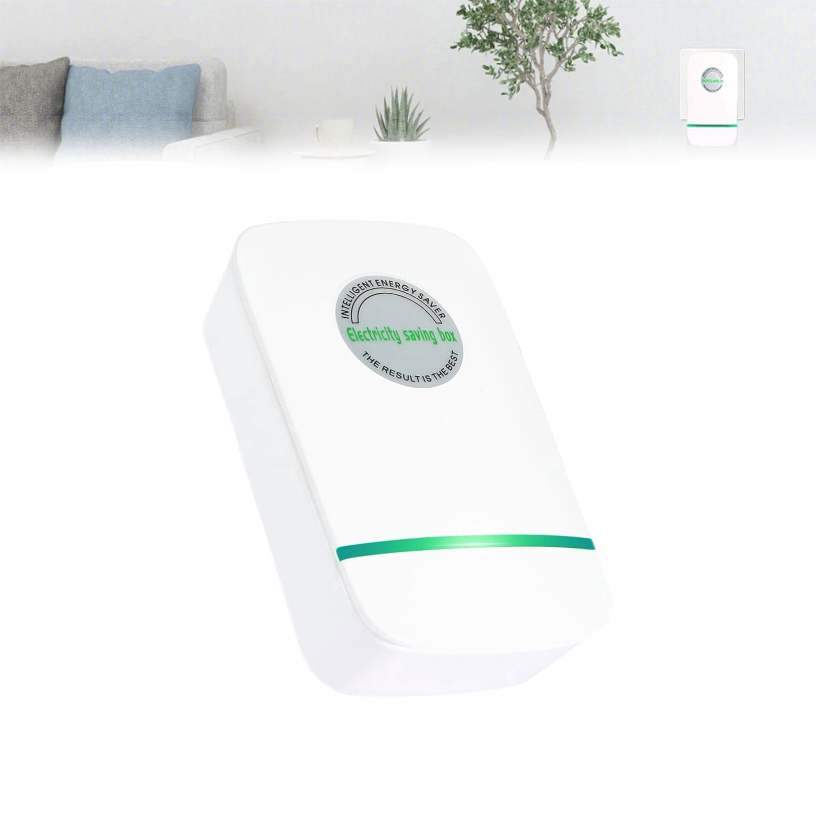 Electricity Saving Box, Smart Plug-in Energy Saver for Home & Office, Reduce Electric Bill, Surge Protector, 90V-250V（1PC）