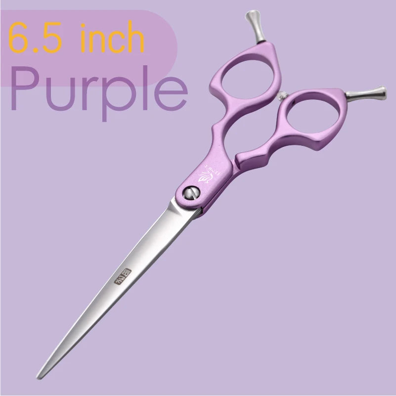 Fenice 6.5/7.0 inch Dog Professional Dog Grooming Straight Cutting Shears JP440C Stainless Steel with High Quality Alloy Handle