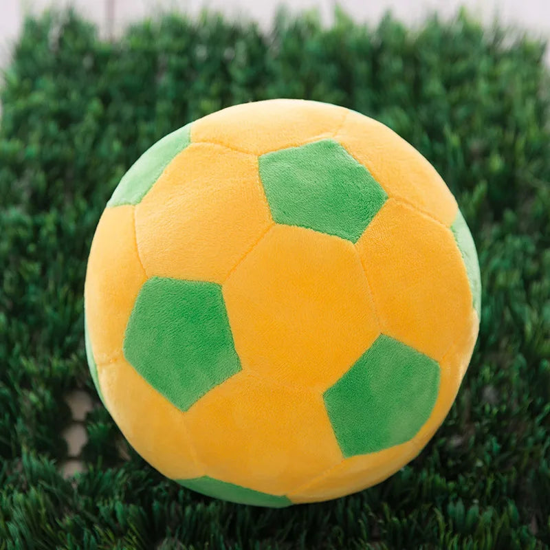 20cm Simulation Stuffed Football Plush Toy Imitation Soccer Ball Soft Doll for Children Presents Gift Early Education Toy