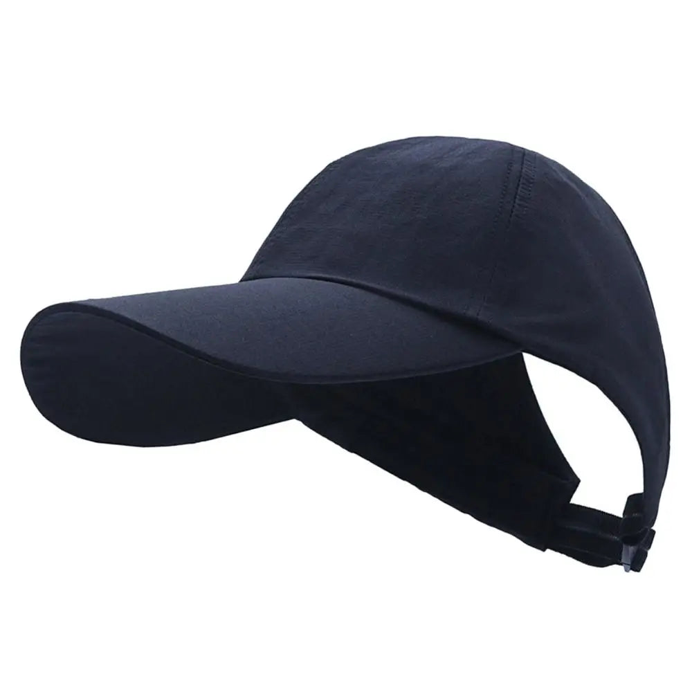 Cotton Ponytail Hat Sun Protection Quick-Drying With Ponytail Hole Sun Hat Baseball Caps Girls