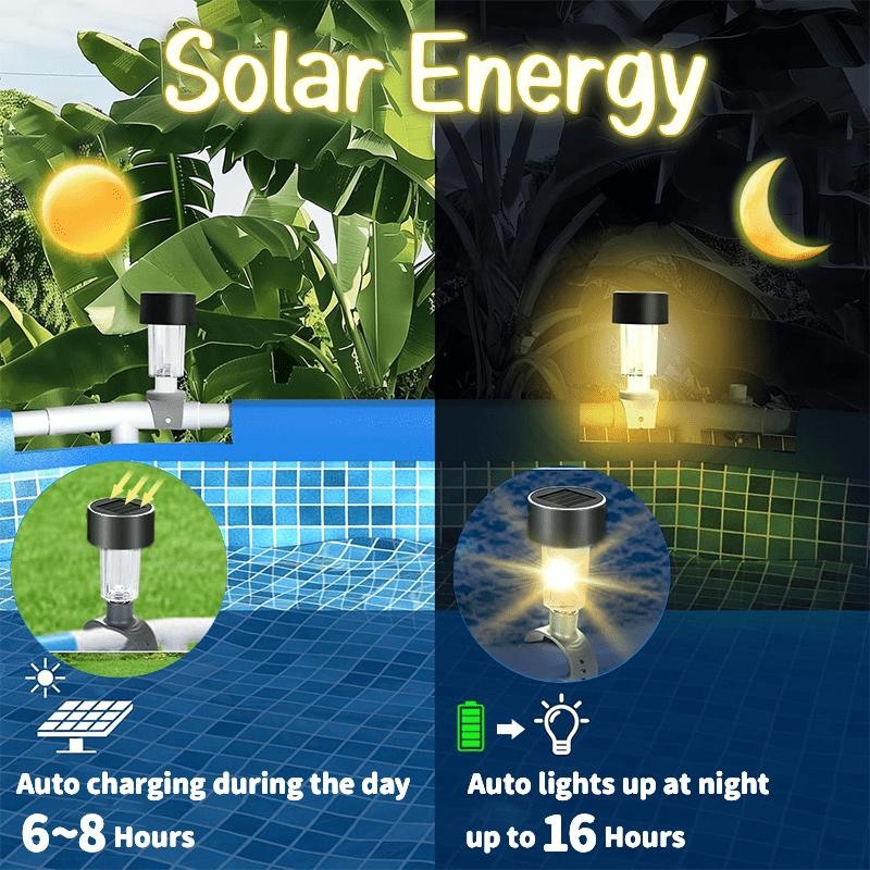 Ultra-Bright Solar LED Pool Side Lights