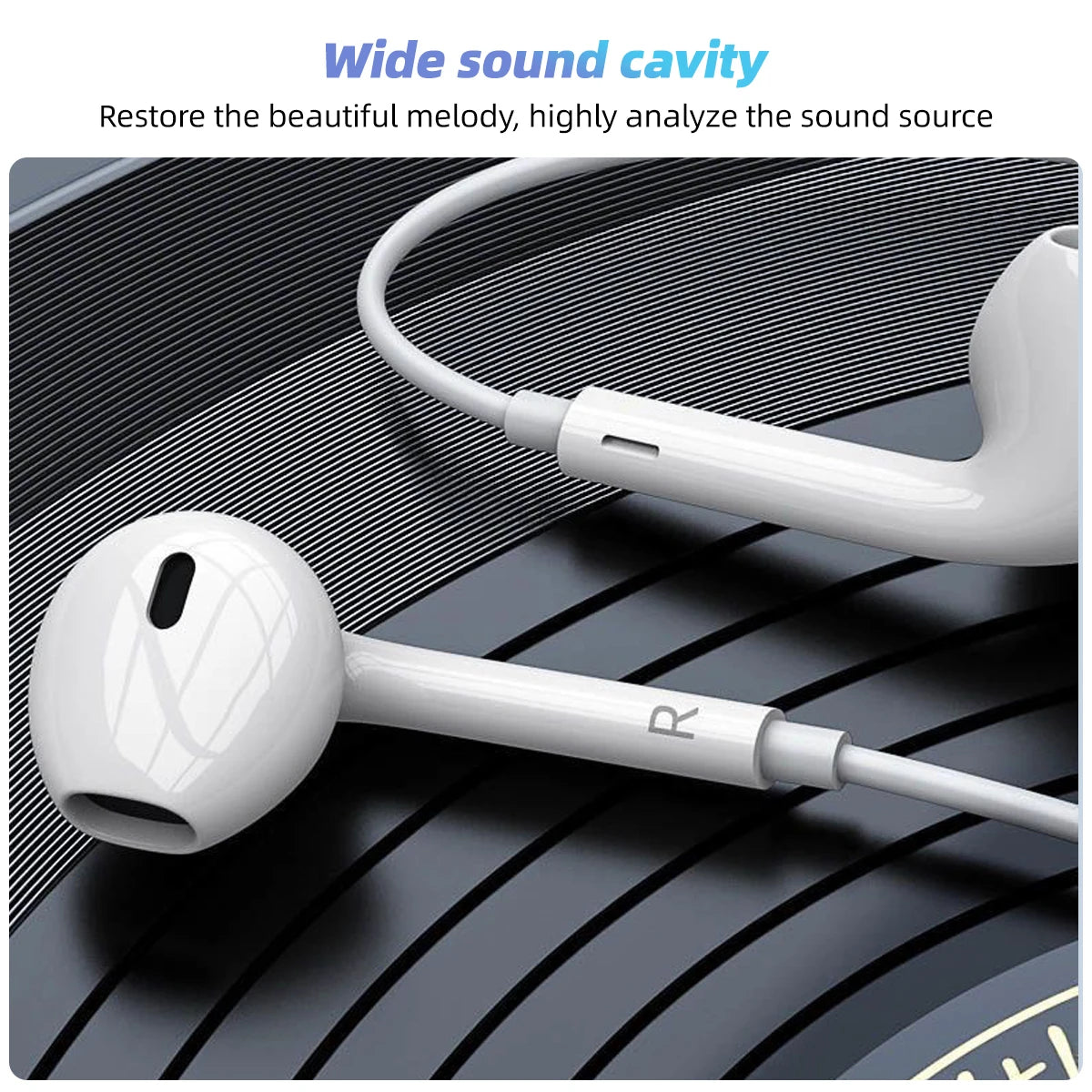 Type C Wired Earphones For Apple iPhone 15 Pro Max In-Ear With Mic For Sumsung Onepuls Xiaomi Redmi Huawei USB C Music Earpbuds