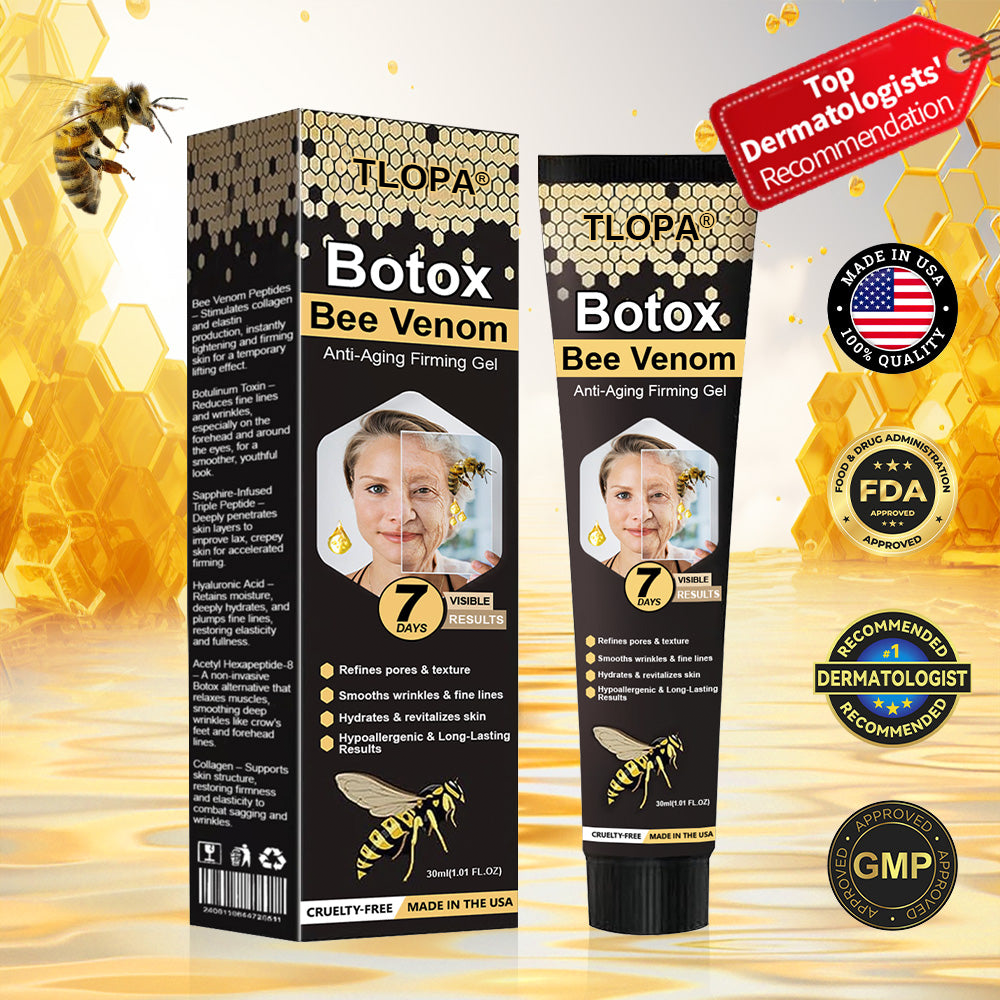 Made and Shipped from USA ✨Top Dermatologists' Recommendation✨ TLOPA® Botox Bee Venom Anti-Aging Firming Gel🔥