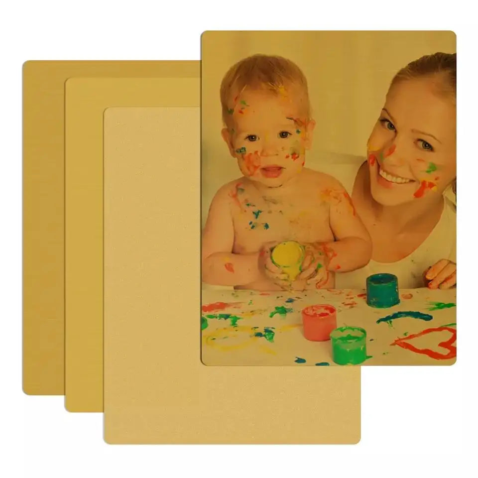 25 Pcs/lot Sublimation Blanks A4 Size 8x12 Inches Sublimation Aluminum Metal Plate/Sheet For Custom Use