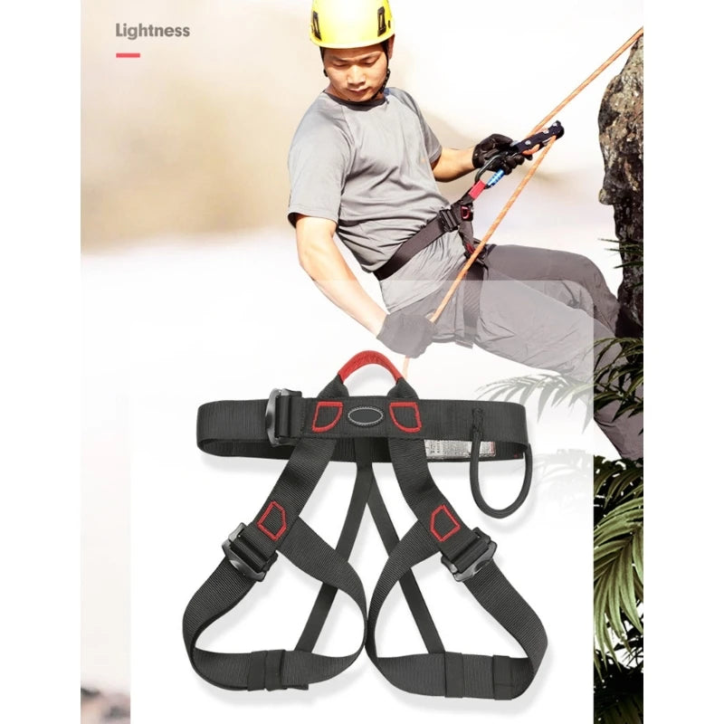 Outdoor expansion rope down half harness