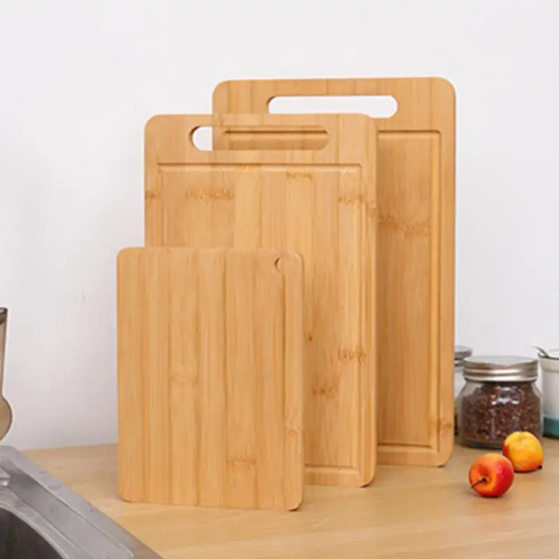 Wooden Cutting Board Household double-sided bamboo chopping board Oil And Wax Applicator For Butcher Blocks Cutlery