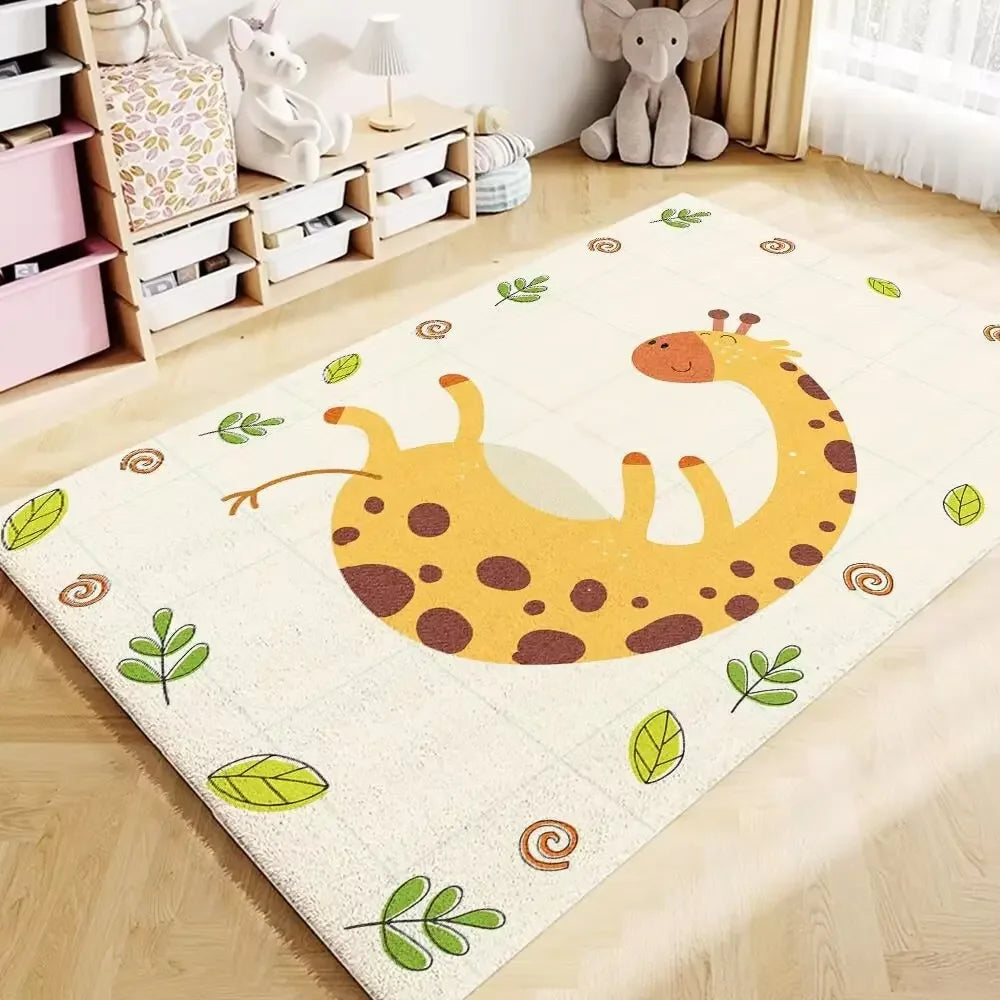 Living room cartoon carpet children's room carpet imitation cashmere bed mat