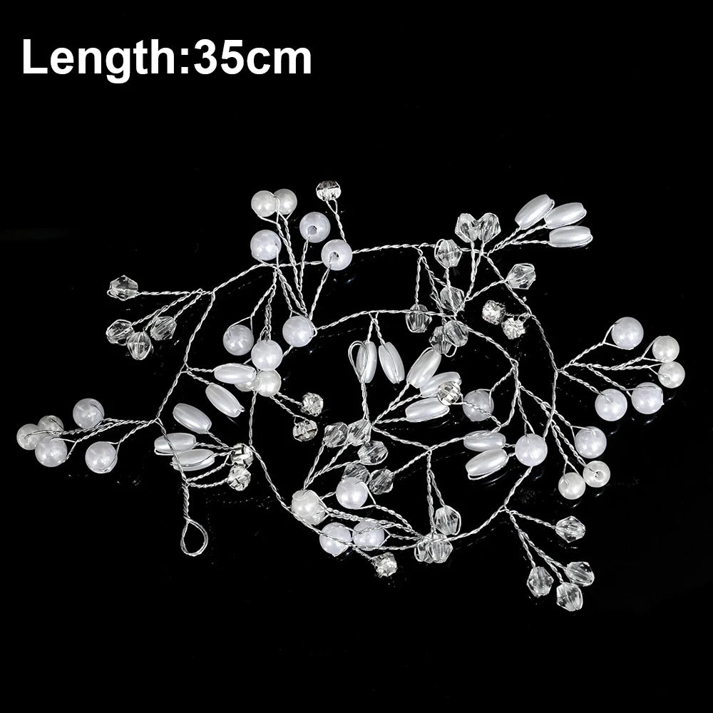 20pcs Women Flower Hairpin Stick Wedding Bridal Crystal Pearl Hairpin U Shaped Hair Clip Barrettes Hair Accessories Wholesale