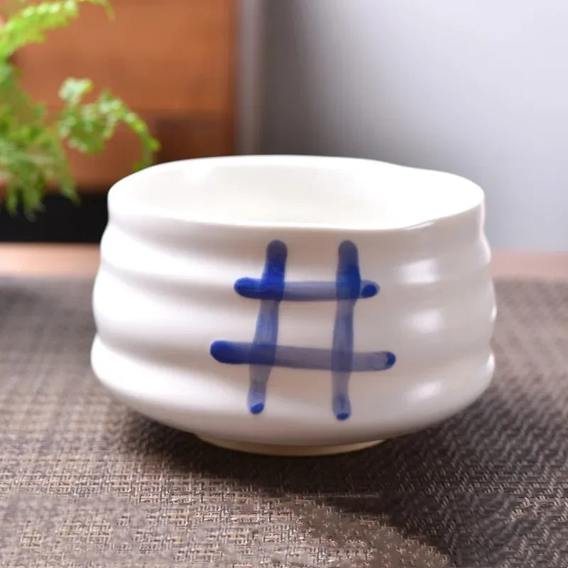 Ceramic Matcha Bowl Home Kitchen Anti-scald Insulated Tableware Salad Bowls Japanese Tea Ceremony Accessories Gifts