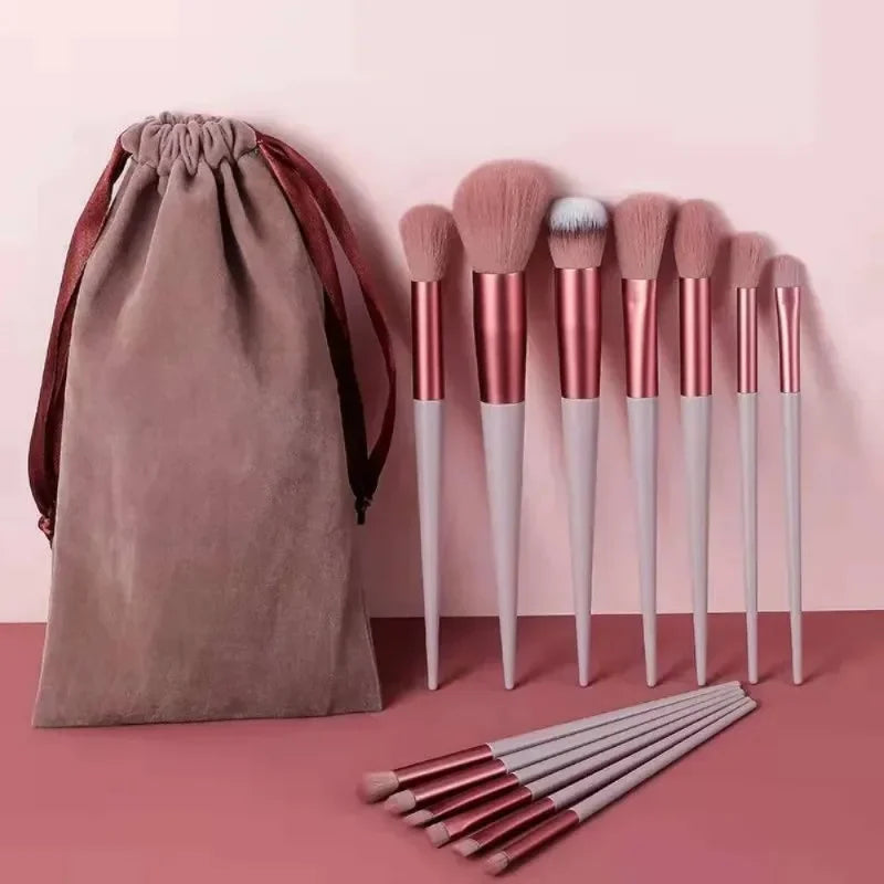 HOT13 PCS Makeup Brushes Set Eye Shadow Foundation Women Cosmetic Brush Eyeshadow Beauty Foundation Brush Soft Make Up Tools