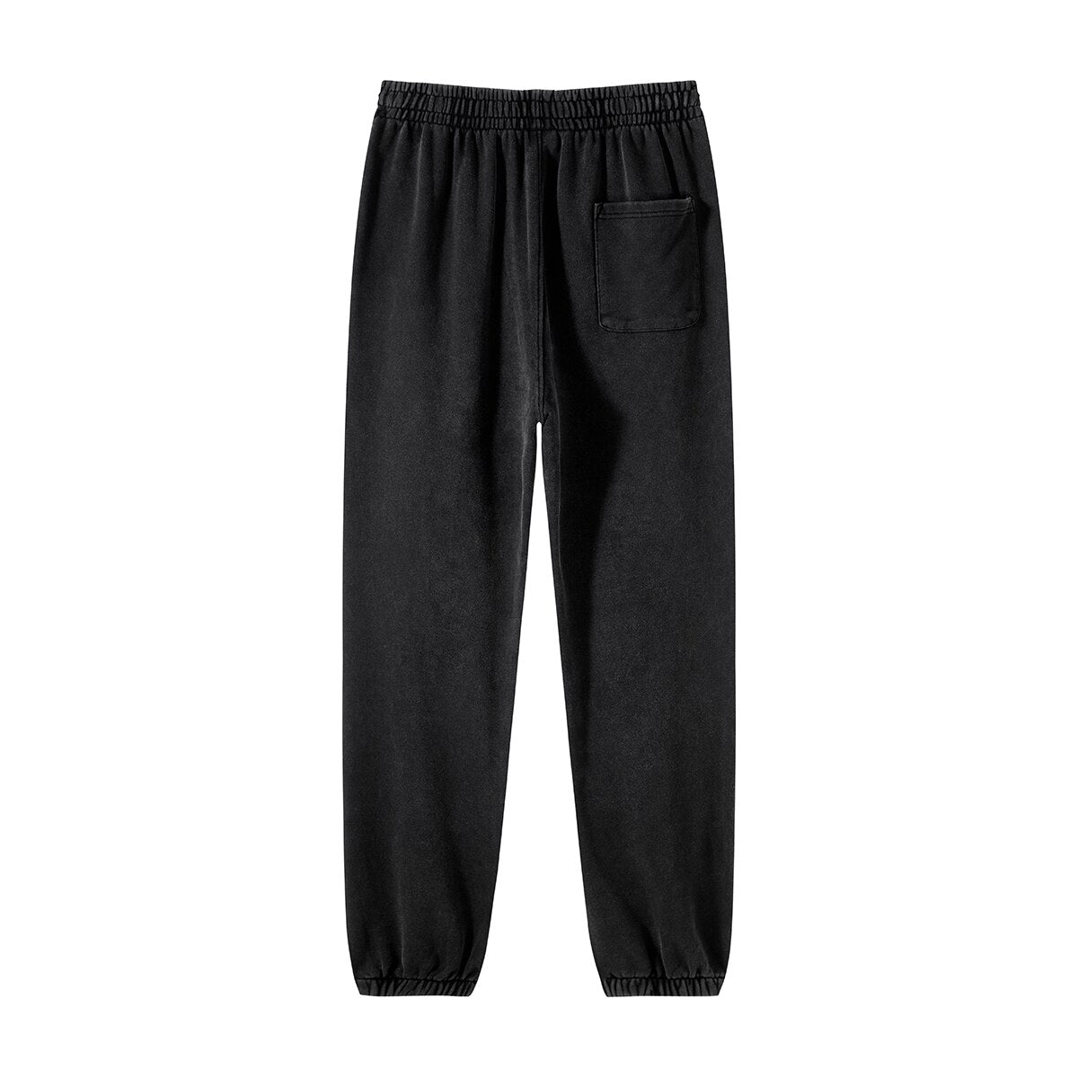 Baggy fit heavy cotton french terry wax dyed sweatpant