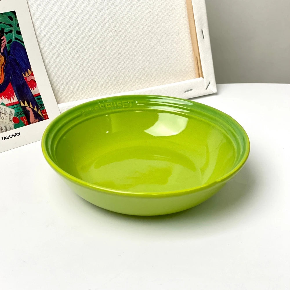 7 Inches Ceramic Bowl,Porcelain Kitchen Tableware Plate,Round Noodle Ramen Salad Cereal Pasta Bowls,Microwave Oven Safe 18cm