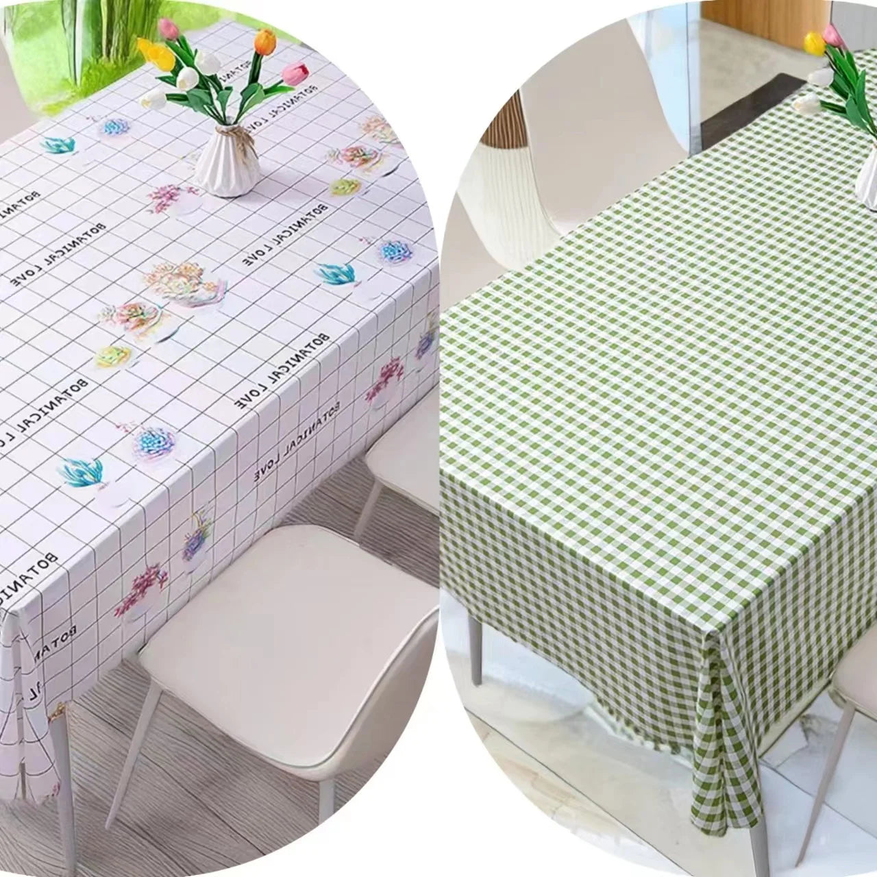 Non-Slip Round Table Cloth, Coffee Table Cloth, Bedside Cover Cloth, Desk Placemat